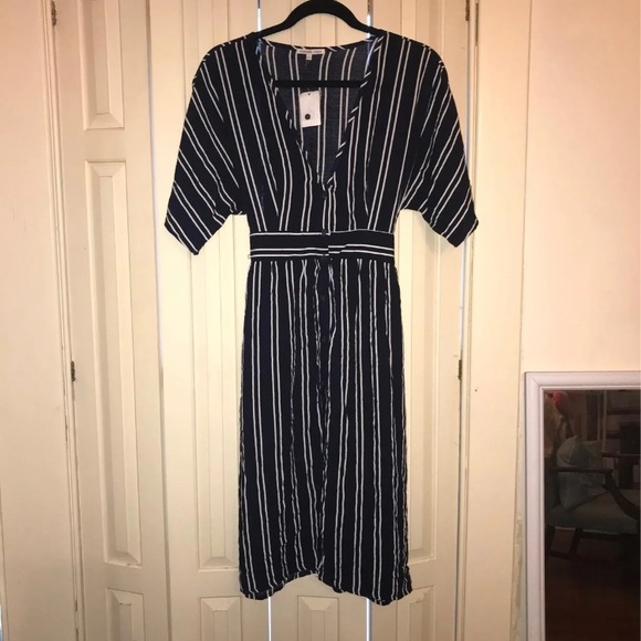 Nautical dress stripes stripe striped M blue - Picture 6 of 10